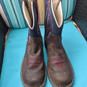 Women's Ariat Tan Mesh-Lined Leather Upper Shoe Interior Size 8